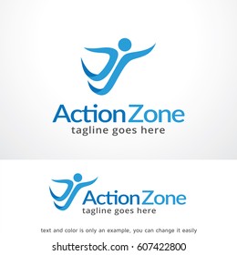People Logo Template Vector Design, Emblem, Design Concept, Creative Symbol, Icon