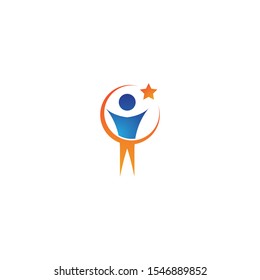 People logo template vector icon design