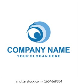 people logo vector abstract design