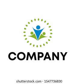 people logo vector design template sign