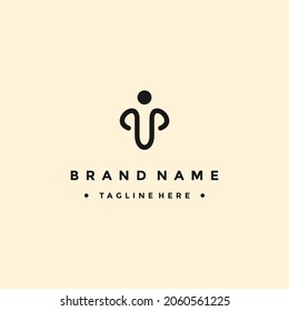 Plantilla de diseño de vectores de logotipos de personas