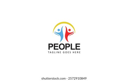 People Logo with Vector File | School Logo | Student Logo