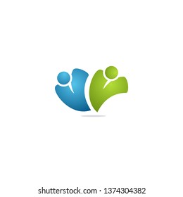 people logo vector graphic