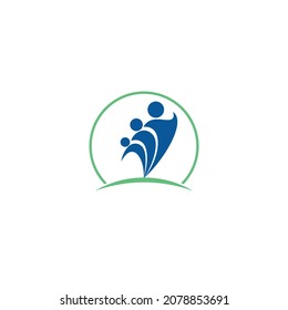 plantilla de gráfico vectorial de logotipo de personas