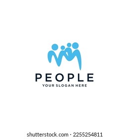 People logo vector icon design template