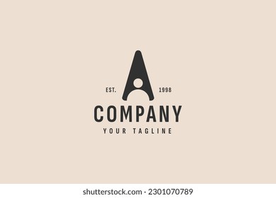 ilustración de icono vectorial de logotipo de personas