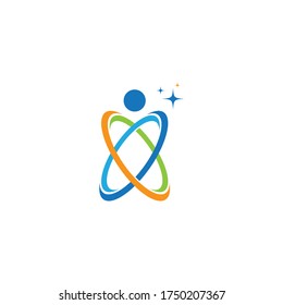 plantilla de icono vectorial de logotipo de personas