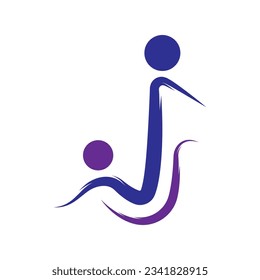 people logo vector icon template
