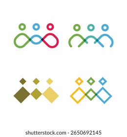 Vorlagengrafik für Vektorgrafik des People-Logos