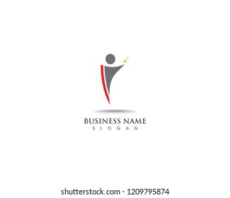 People logo and vector illustration