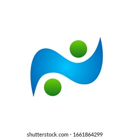 people logo vector modern template