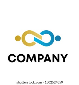 people logo vector sign human style template