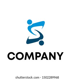 People logo vector template illustration sign design community