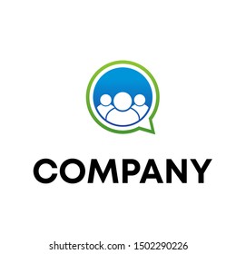 People logo vector template illustration sign design community