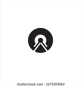 people logo vector template.people circle icon design stock