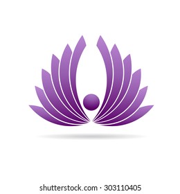 People lotus yoga plant