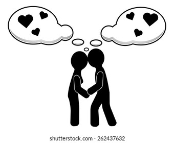 People in love