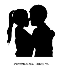 people in love couple icon, vector illustration image