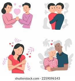 people of love 
everybody love 
variety of love. undivided. 
hug. 
