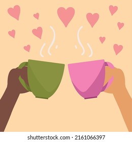 people love hot drink coffee, design