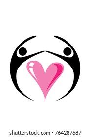 people with love icon
