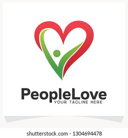 People Love Logo Design Template Inspiration