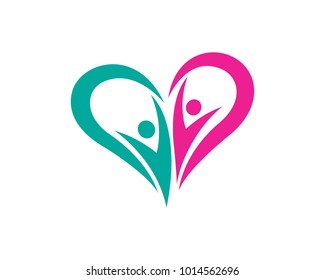 People Love Logo Template Design Vector Stock Vector (Royalty Free ...