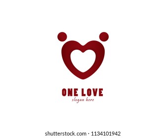 people love vector logo