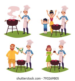 2,007 Family bbq cartoon Images, Stock Photos & Vectors | Shutterstock