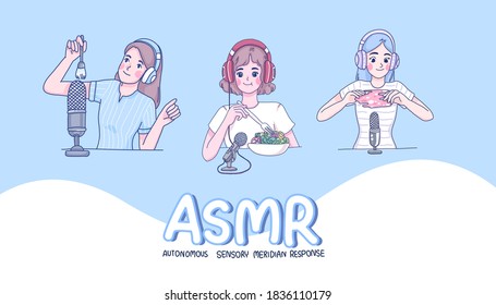 People make MSMR concept design of vector. Cartoon illustration style.