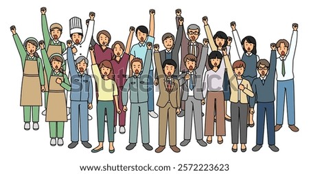 People making their appeal in the spring labor offensive