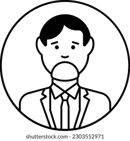 people- man- avatar- profile- user- Outline