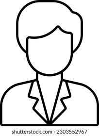 people- man- avatar- user- businessman- Outline