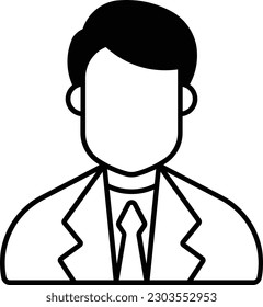 people- man- human- avatar- user- Outline