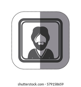 people man icon stock, vector illustration image