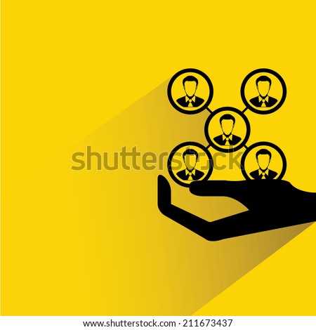 people management concept, manpower allocation, human resource management concept