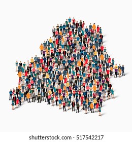 people map country Belarus vector