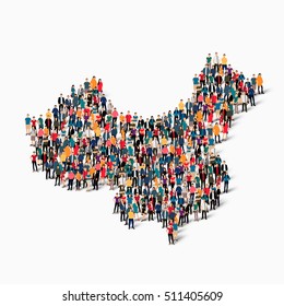 people map country china vector