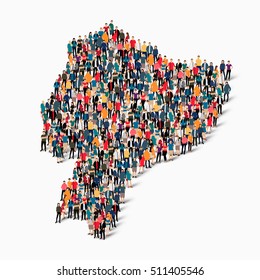people map country Ecuador vector