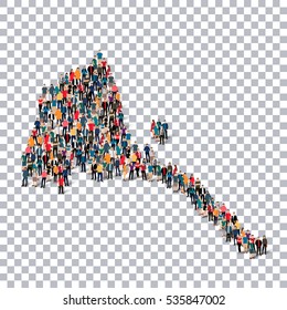 people map country Eritrea vector