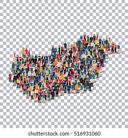 people map country Hungary vector