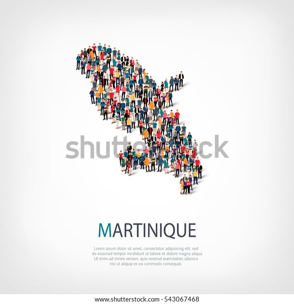 People Map Country Martinique Vector 库存矢量图（免版税）543067468 Shutterstock
