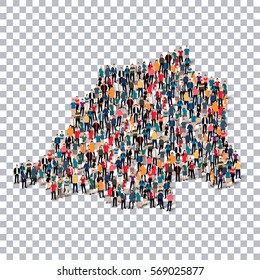 people map country Vatican City vector