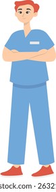 People Medical Staff Illustration. World Pharmacist Day Celebration. Flat Vector Character