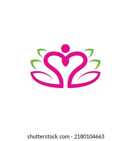 personas Plantilla de diseño de iconos vectoriales del concepto de hoja de mediación
