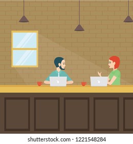 People Meeting in Coffee Shop