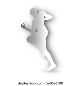People men running icon