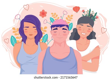 people with mental health characters