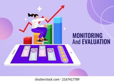 533 Monitoring and evaluation infographic Stock Illustrations, Images ...