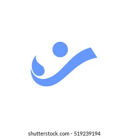 people move abstract logo